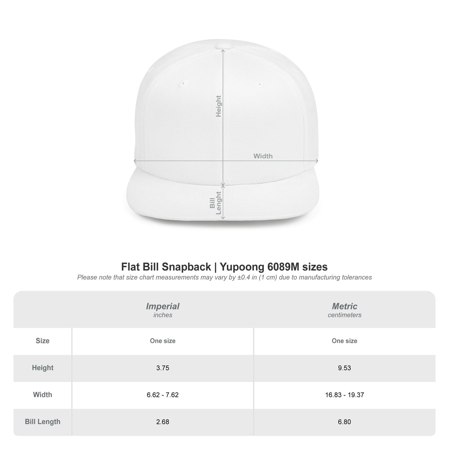 One Step Away – Flat Bill Snapback