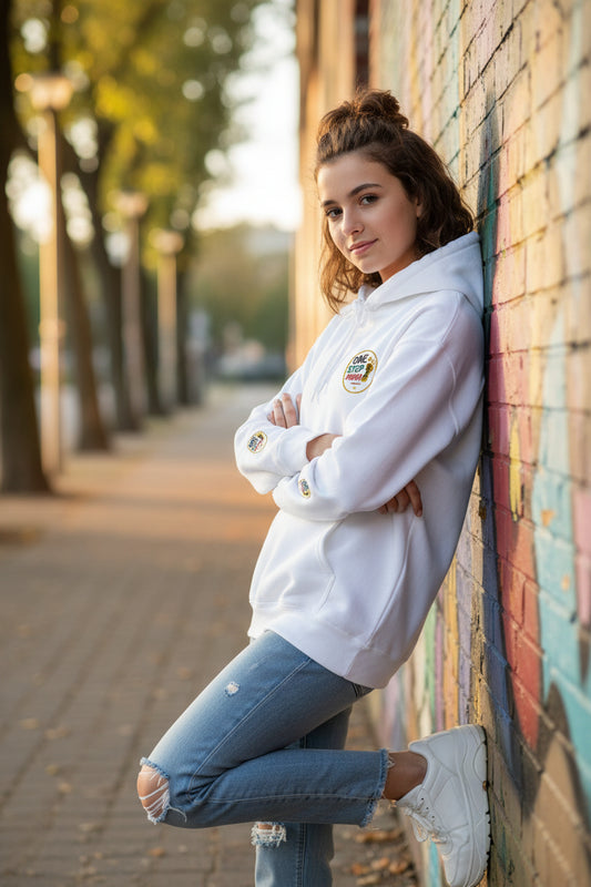 Cozy Floral "One More Sip" Hoodie