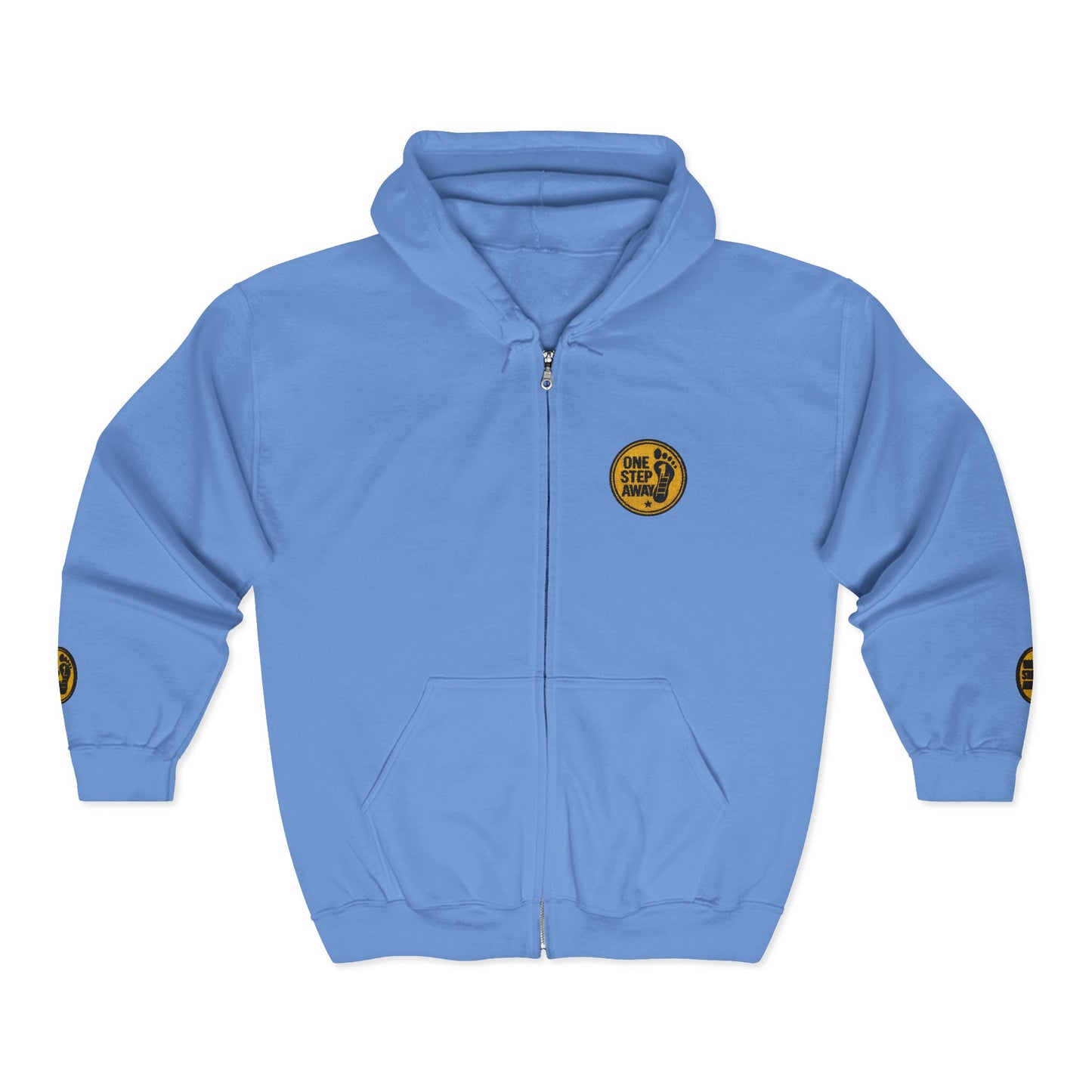 One Step Away – Classic Zip-Up Hoodie