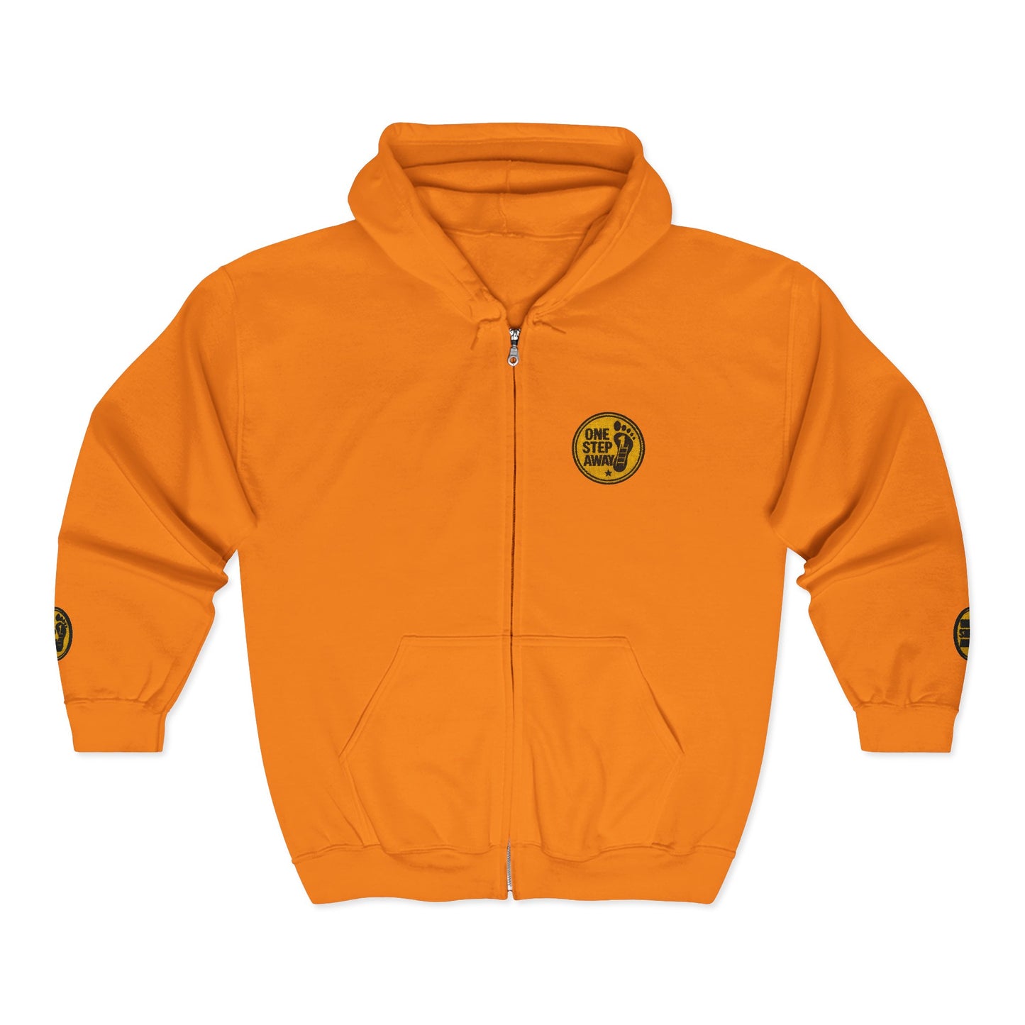 One Step Away – Classic Zip-Up Hoodie