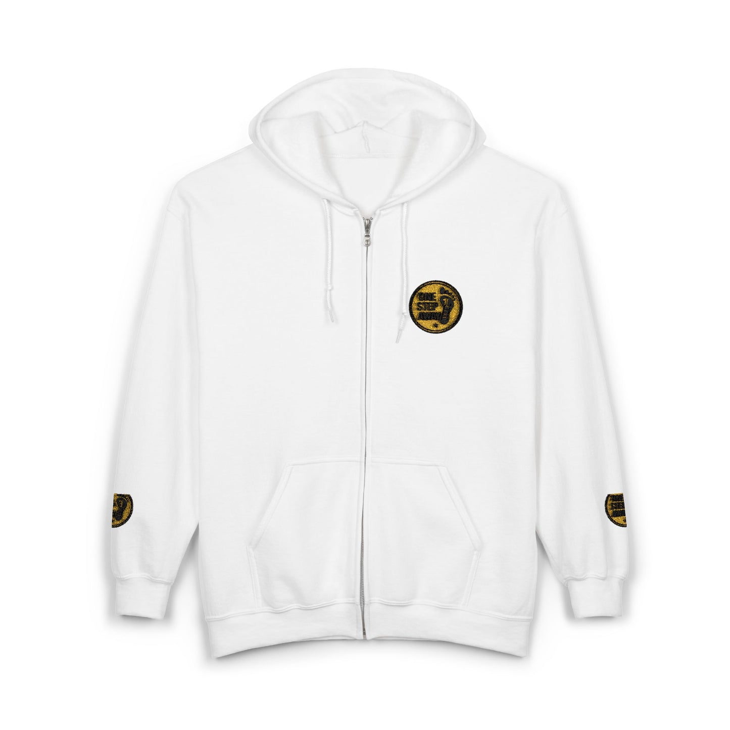 One Step Away – Classic Zip-Up Hoodie