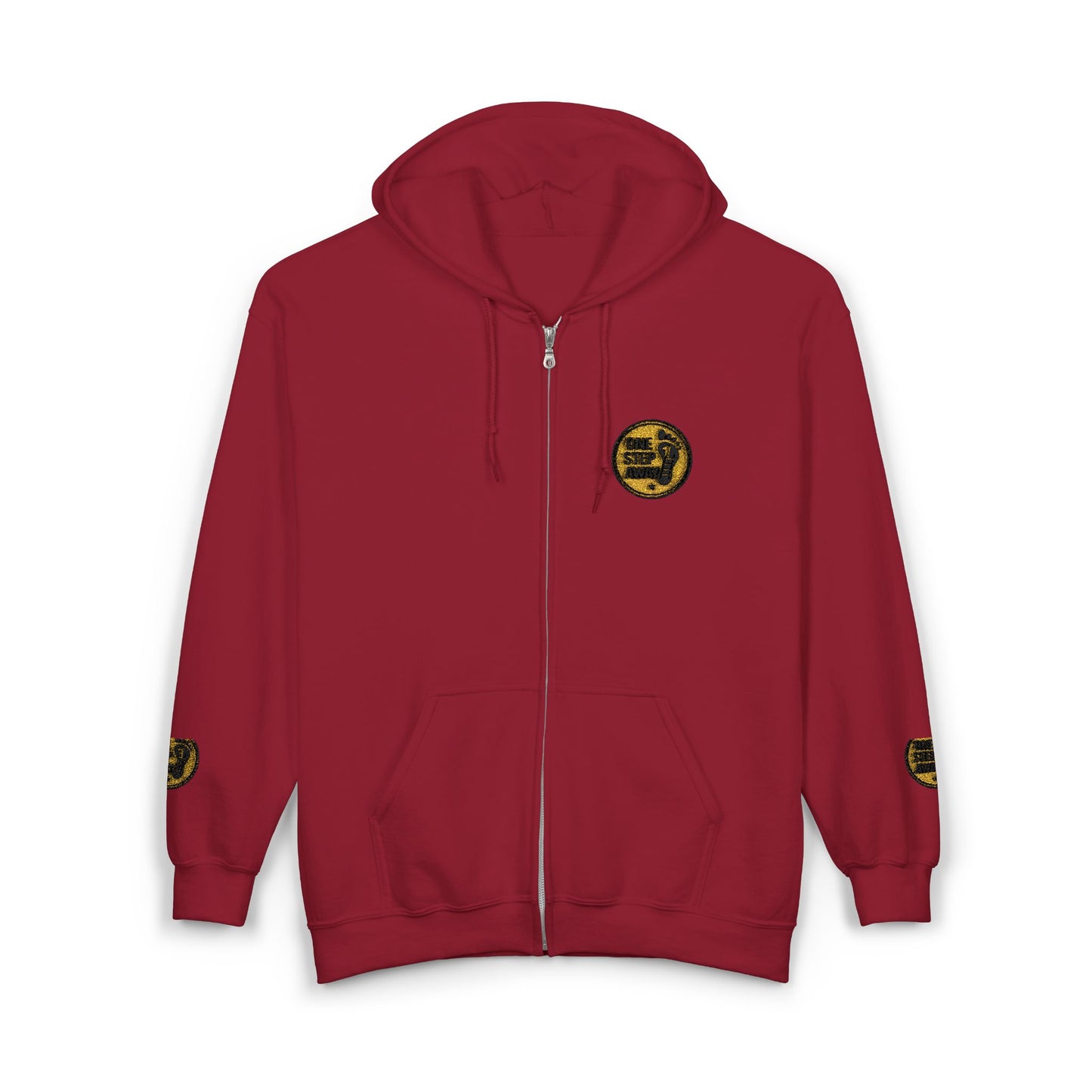 One Step Away – Classic Zip-Up Hoodie