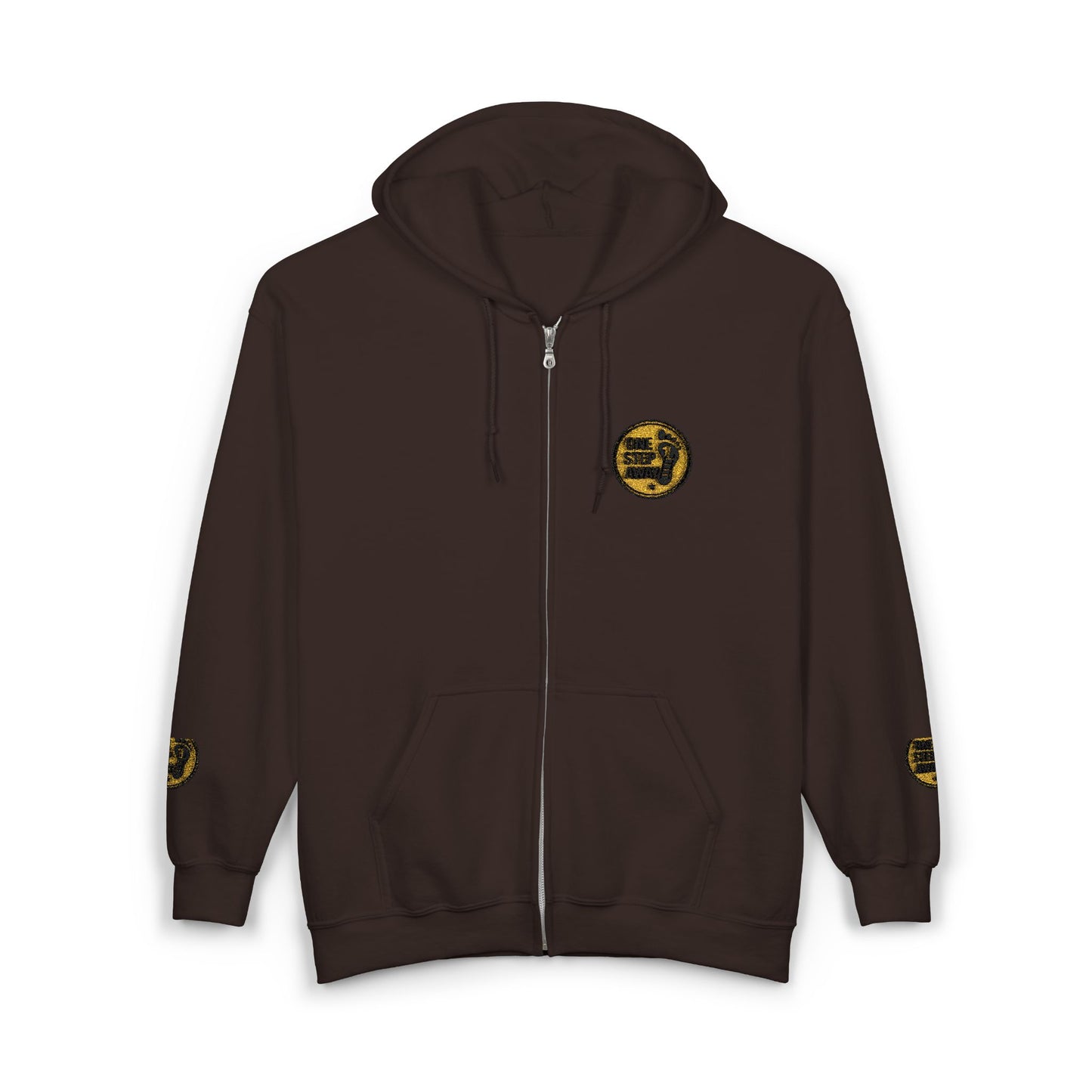 One Step Away – Classic Zip-Up Hoodie