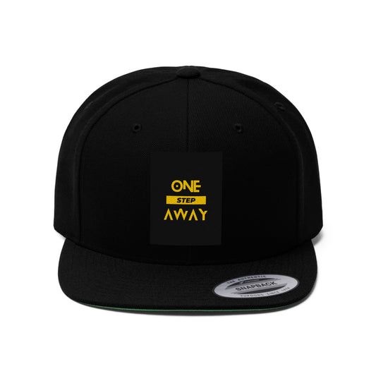 One Step Away – Classic Flat Bill Snapback