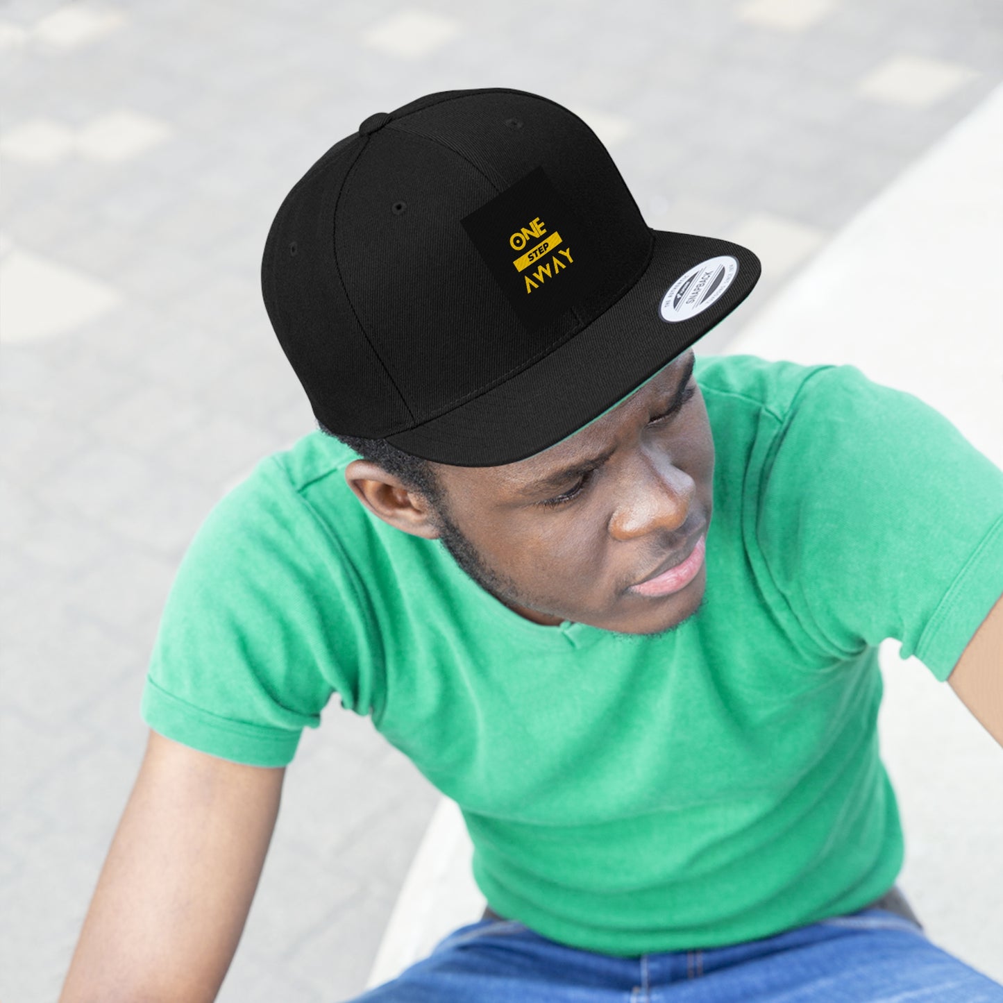 One Step Away – Classic Flat Bill Snapback