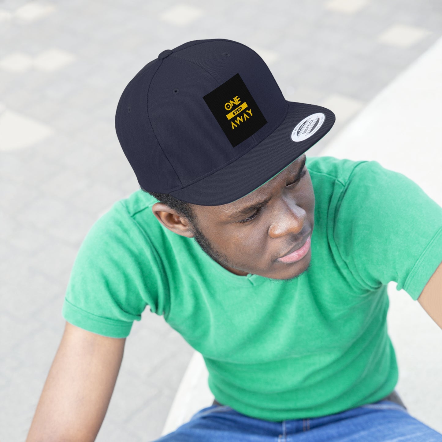 One Step Away – Classic Flat Bill Snapback